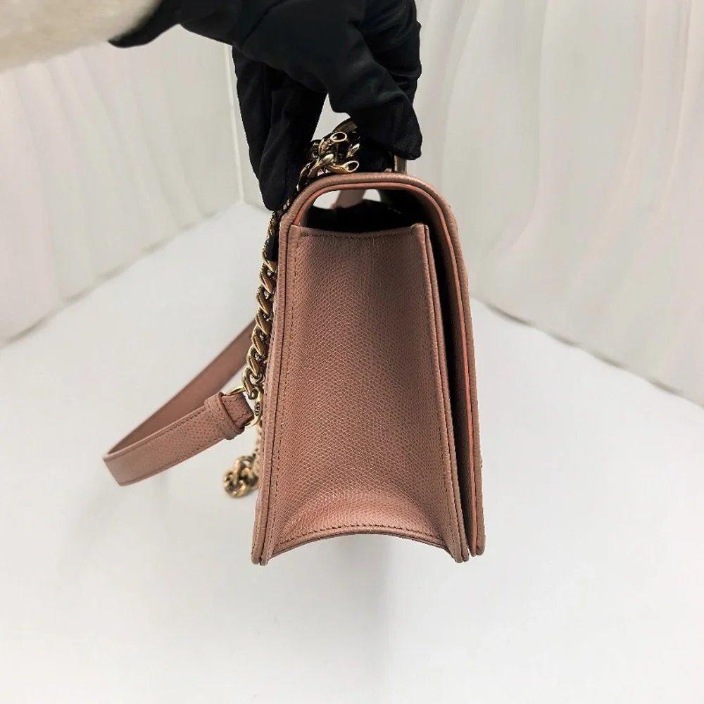 DIOR Diorama Medium Shoulder Bag Blush Pink Grained Calfskin - Picture 9 of 12